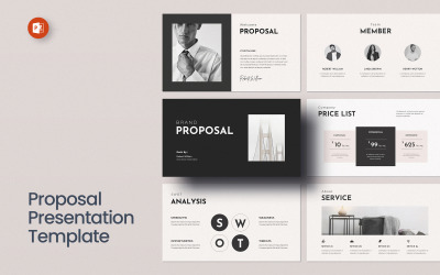 Márkajavaslat PowerPoint prezentációs sablon