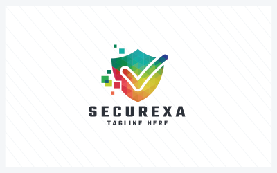 Modèle de logo Securexa Tech Pro