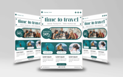 Time To Travel Flyer Template 7