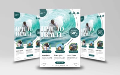 Time To Travel Flyer Template 8