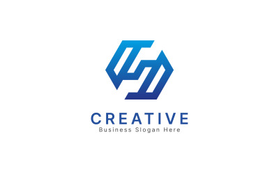 Creative business logo template for corporate identity.