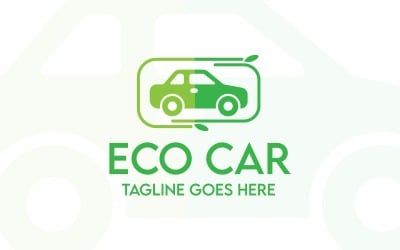 Eco Car - Environment Friendly Car Business Logo