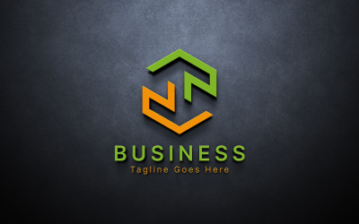 Financial business logo template. Business growth logo icon template.