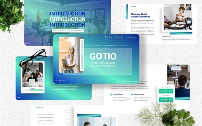 Gotio - Modello di diapositiva di Google per la cultura economica creativa