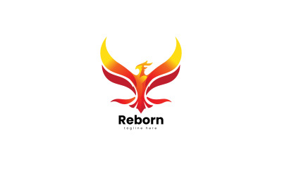 Herboren Logo - Vuurvogel Phoenix