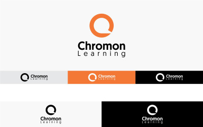 Plantilla de logotipo de aprendizaje de Chromon
