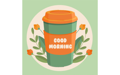 Hand Drawn Eco Cup Illustration