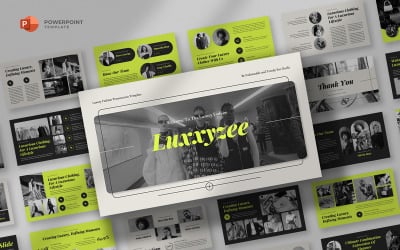 Luxxyzee - Lüks Moda Powerpoint Şablonu