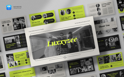 Luxxyzee – Luxus Divat Keynote sablon