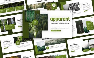 Modello di presentazione PowerPoint multiuso per l&amp;#39;ambiente apparente