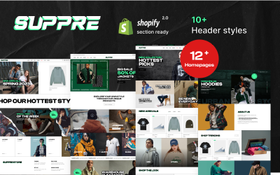 Ap Suppre — bluzy z kapturem i moda uniseks Motyw Shopify