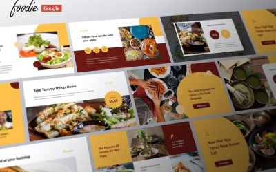 Foodie - Google Slides de negócios culinários