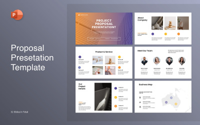 Modello di presentazione di PowerPoint per il layout della proposta