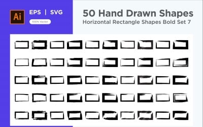 Horizontal Rectangle Shape Bold 50_Set V 7