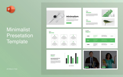 Minimalist Düzen PowerPoint Sunum Şablonu