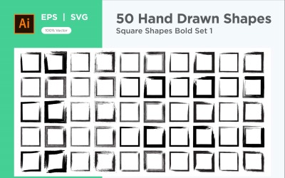 Square Shape Bold 50_Set V 1