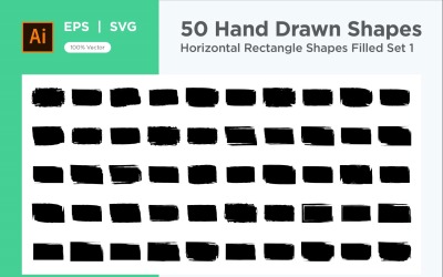 Forme rectangulaire horizontale remplie 50_Set V 1