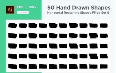 Horizontální obdélníkový tvar vyplněný 50_Set V 9