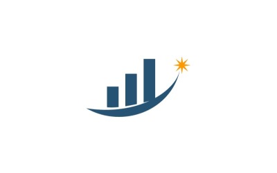 Modelo de logotipo de solução de investimento empresarial