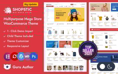 Shopstic - Premium Mega Store Elementor WooCommerce Responsive Theme