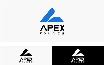 Apex gevonden logo ontwerpsjabloon