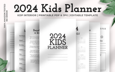 2024 Kids Planner Kdp Wnętrze