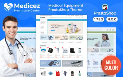 Medicez — motyw PrestaShop dotyczący medycyny, leków i farmacji