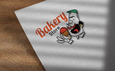 Modello di logo per panetteria