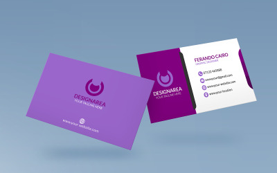 Plantilla de tarjeta de presentación creativa