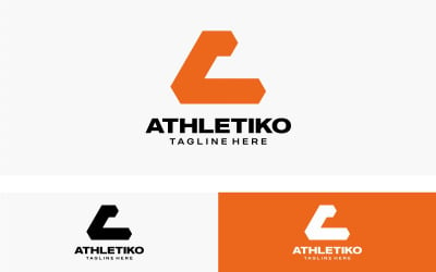 Шаблон дизайна логотипа Athetiko
