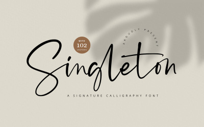 Singleton - Signature Font