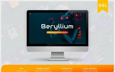 Berilyum - NFT Metaverse Google Slayt Şablonu