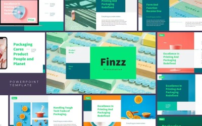 Frizz - Plantilla de PowerPoint para agencia creativa