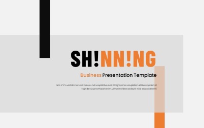 Glänzende Business-PowerPoint-Vorlage