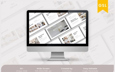 Кухня - бізнес Google Slide Template