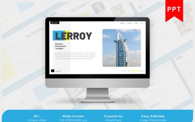 LERROY – PowerPoint bemutatósablon