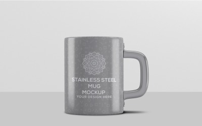 Makieta kubka ze stali nierdzewnej
