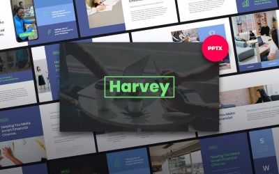 Harvey - багатоцільовий шаблон Powerpoint