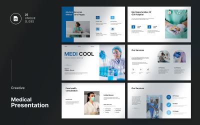 Modello di presentazione medica googleslide