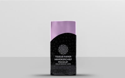 Мокап платка из папиросной бумаги