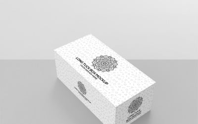 Мокап упаковки Long Tuck Box
