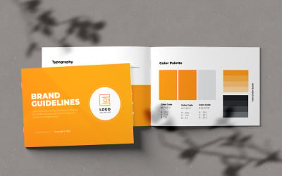 Plantilla de pautas de marca simple