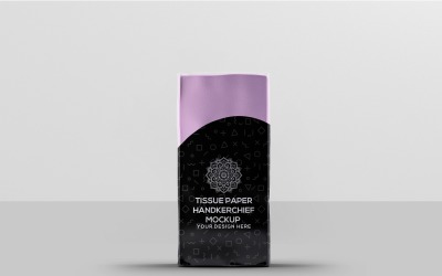 Tissue Paper Handkerchief Mock-Up