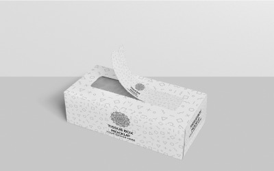 Tissuedoos - mockup voor papieren zakdoekjes