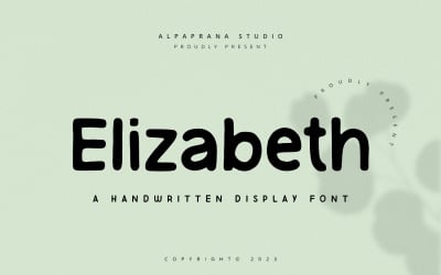 Elizabeth - fonte manuscrita