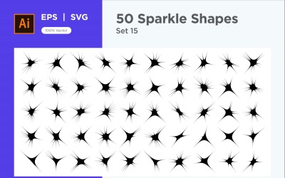 Sparkling form symbol skylt Set 50-V2-15