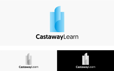 Castaway Learn-Logo-Vorlage