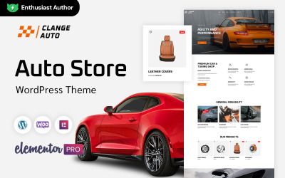 Clange Auto – Autoteile WordPress Elementor Theme