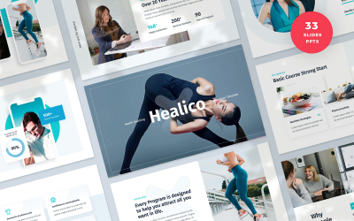Healico - 健康咨询演示文稿 PowerPoint 模板