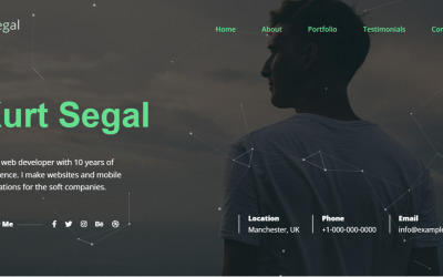 Курт Сігал. Сторінка особистого портфоліо.